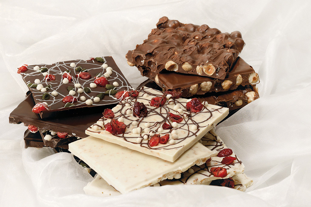 Handgeschöpfte Schokolade von der Konditorei Peintner in Innsbruck und Seefeld Tirol
